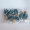 Bagged Christmas Tree Sisal-Wrapped Snow-Capped Decorative Christmas Tree