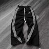 Y2k Graue Lässige Hosen Vintage Funktionale Taktische Herren Damen Jogging Weite Hosen Kordelzug Streetwear Trainingshosen