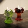Lotus Mirror Candle Holder Resin Molds Tray Silicone Molds for Resin Epoxy Casting Mold for DIY Candlestick Jewelry