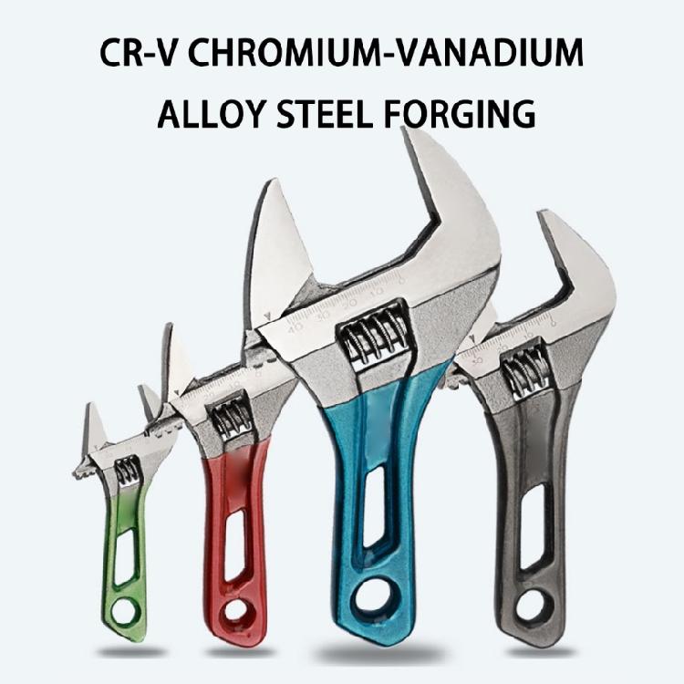 Professional Carbon Steel Wrench Spanner Tool Compact Wide Jaw Design Ergonomic Handle For Plumbing And Mechanical Tasks