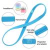 12 st tunna elastiska pannband, halkfria sportpannband för löpning, fotboll, basket, cykling, träning, gym, tennis, vandring, volleyboll