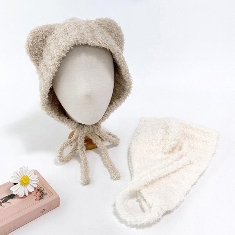 Ear-shaped women's bonnet hat, amusement park, Poggle, string hat