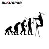 BLKUOPAR Fashion Ski Evolution Car Stickers Car Accessories Decal Creative Funny Personality Vinyl Refrigerator Bumper Decals