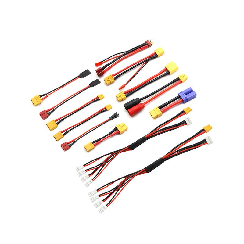 Adattatore di ricarica per batterie LiPo da XT60 femmina a XT90 maschio
