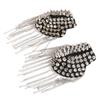 1Pc Punk Skirt Silver Rivet Tassel Necklace Epaulet Shoulder Flap Badge