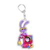 For The Amazing Digital Circus Jax Pomni Ragatha Gangle Acrylic Selfmade Cute Cartoon Anime Keychain Pendant Toy Gifs 5cm