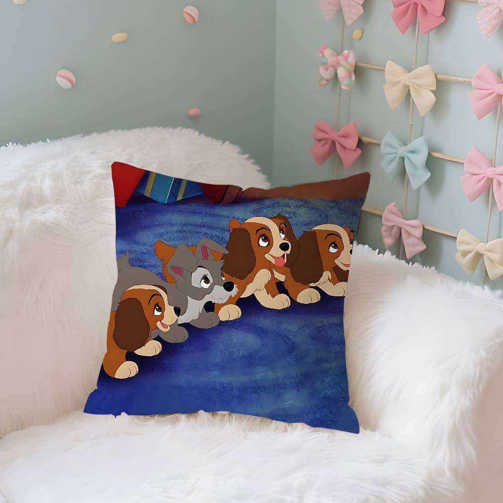 Classic Cartoon101DdalmatiansS Cute Throw Pillow Covers Pattern Cushion Cover Suitable For Sofa Bedroom Car Pillow Cover