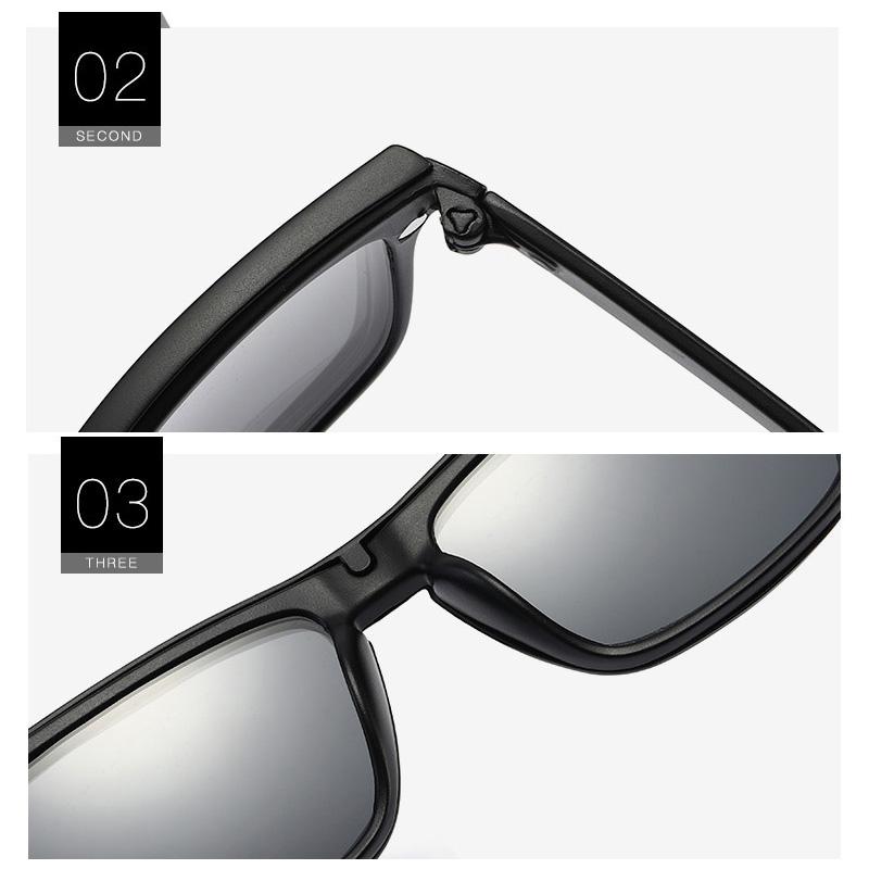 Fashion Magnetic Optical Frame Men Women With 5 Clip On Sunglasses For Myopia Eyeglasses Unisex