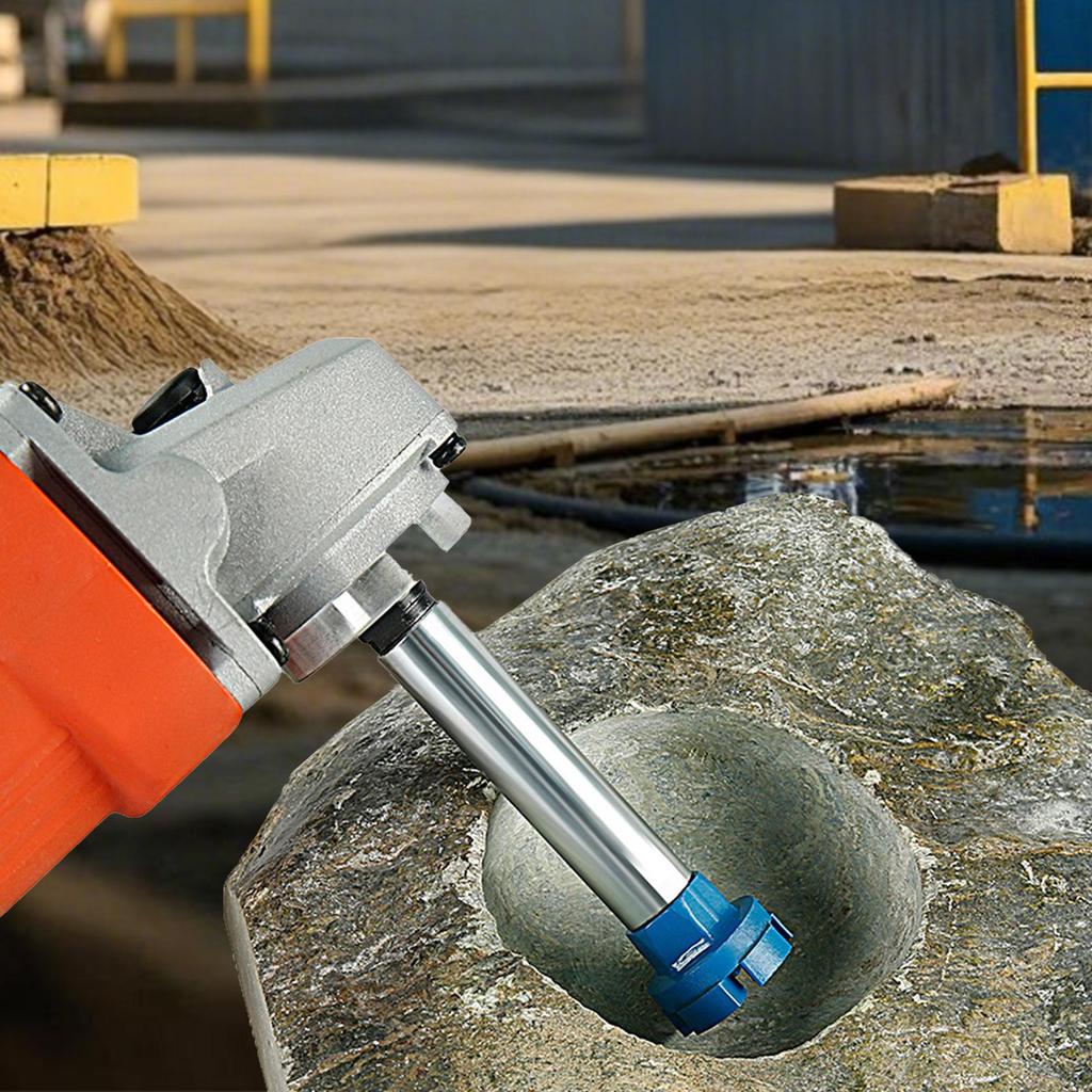 Mini Flat Grinding Head For Stones Angle Grinder Flat Grinding Disc With Extender Pebbles Bottom Deburring Cleaning Flattening