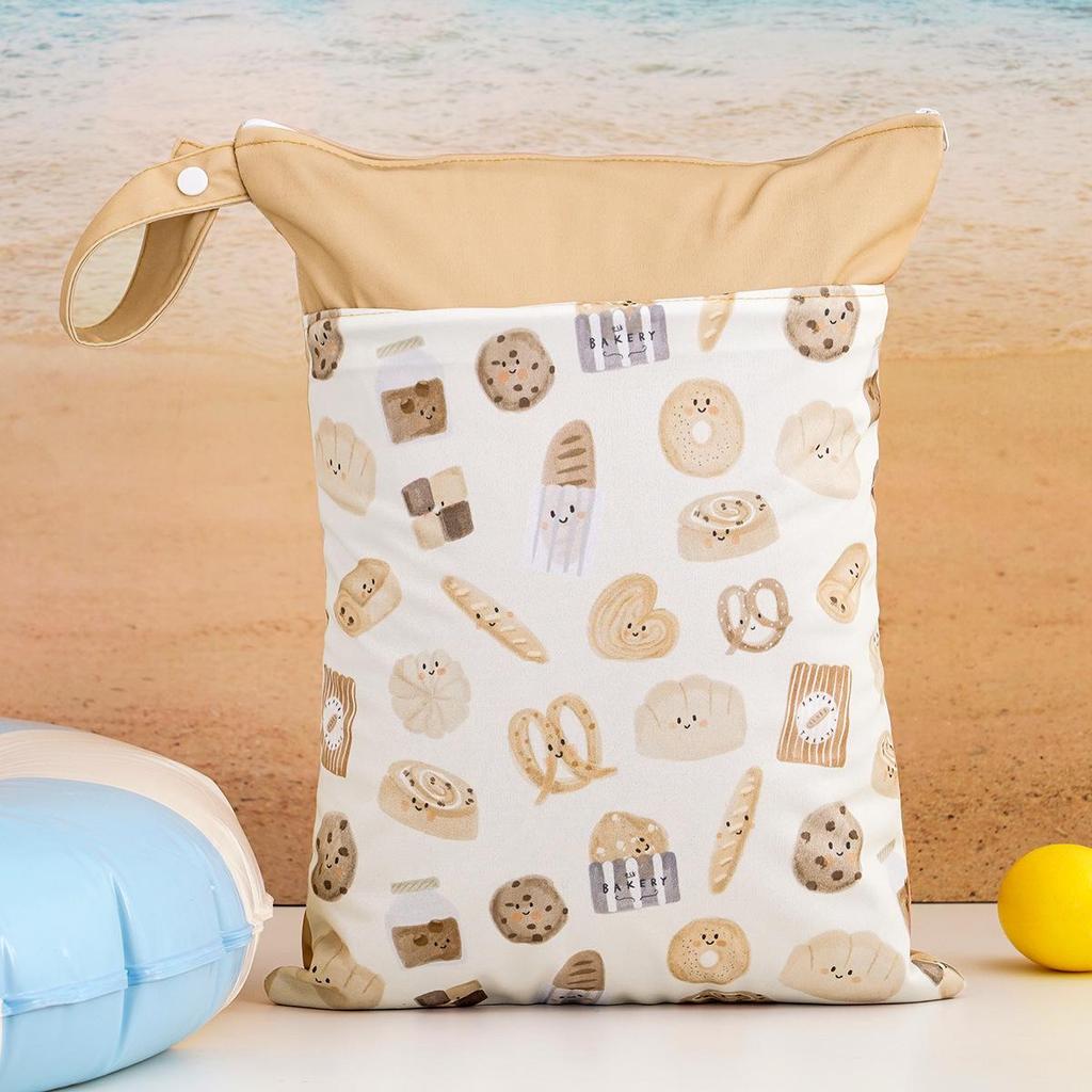 Wasserdichte Kinder-Schwimm- und Strandtasche mit Nass-Trocken-Trennung und Kosmetikfach