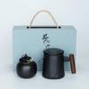 Ceramic Tea and Water Separation Office Mug - Simple Brewing Cup for Business Gifts