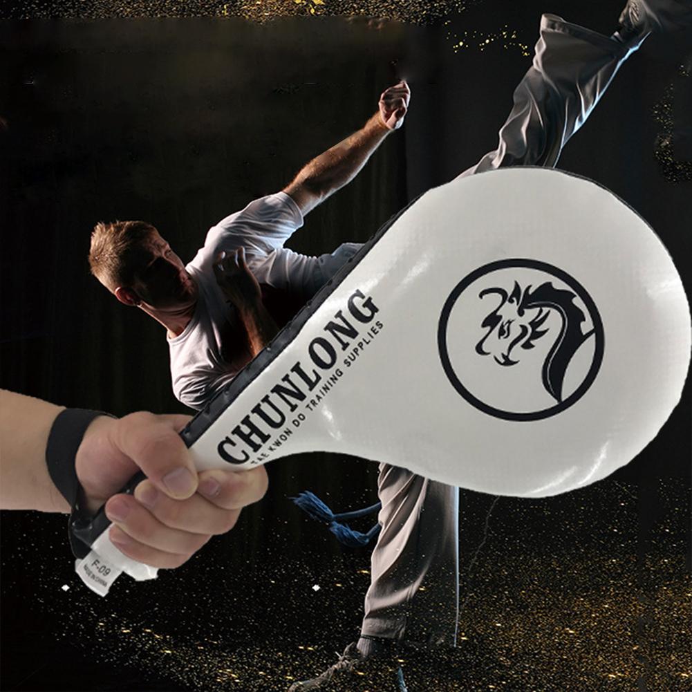 Kids/Adult Taekwondo PU Rebound Sponge Durable Double Kick Pad Target for Tae Kwon Do Karate Kickboxing Sanda Training Target