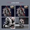 Yuxing King 10233 Star-shaped Aircraft Engine Building Blocks Model - Educational Toy for Boys, Birthday Gift