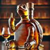 Novelty Animal Shape Whiskey Decanter Creative Glass Liquor Bottle for Scotch Bourbon & Whiskey Bar Decor & Gift
