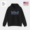 Blind Skateboards Vintage Logo V3 Creager Blue Retro Classic Skate Hoodie Print