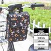 Borsa portaoggetti impermeabile per manubrio per biciclette, motociclette e veicoli elettrici