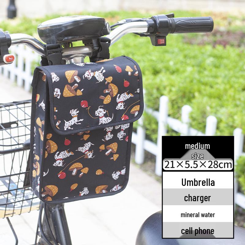Borsa portaoggetti impermeabile per manubrio per biciclette, motociclette e veicoli elettrici