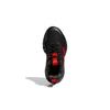 adidas OwnTheGame CNY K Abriebfeste Mittelhohe Kinder-Basketballschuhe Schwarz Rot Kinder GY0812