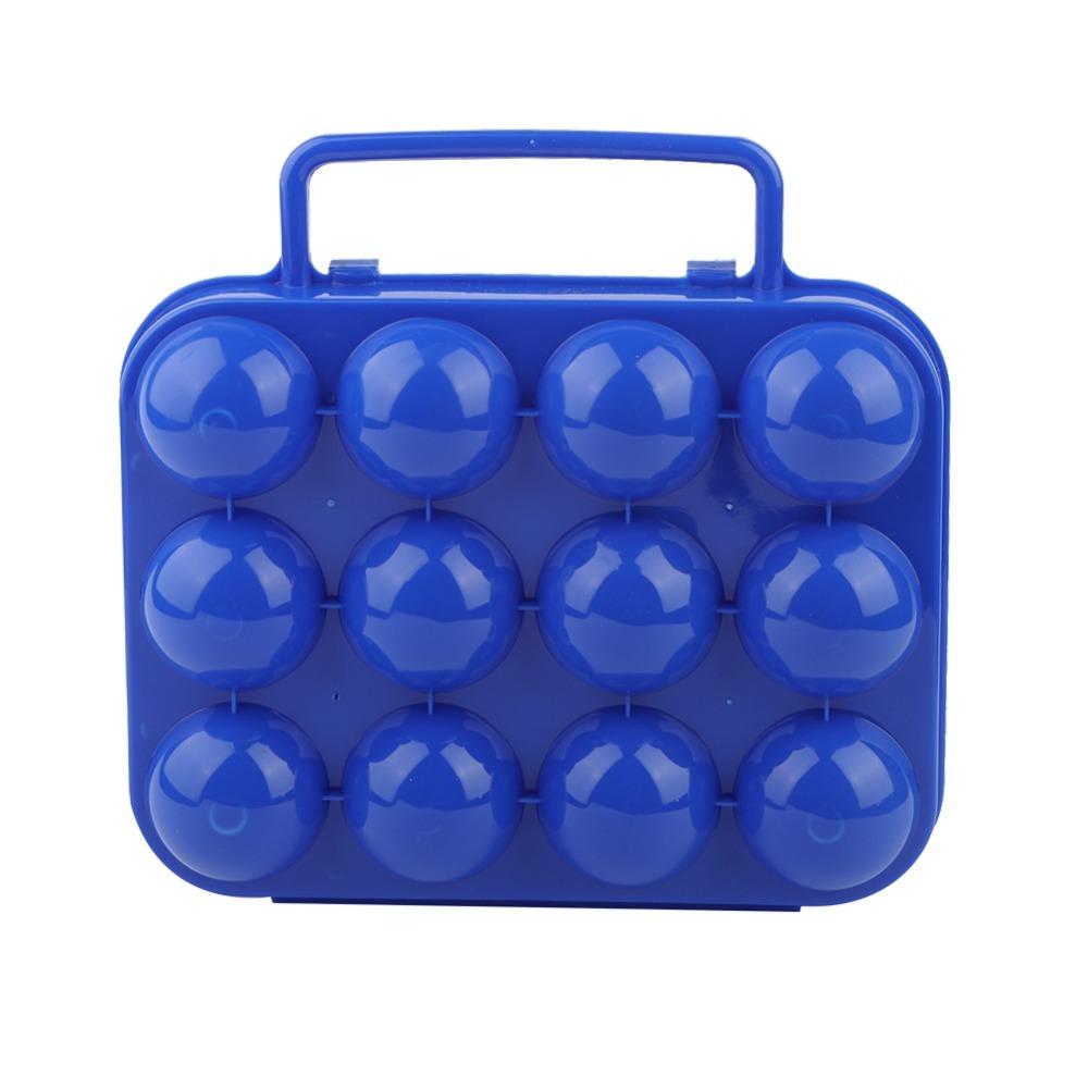 12-Slot Egg Tray Compact Eggs Container Household Storage Eggs Holder  Kitchen Use
