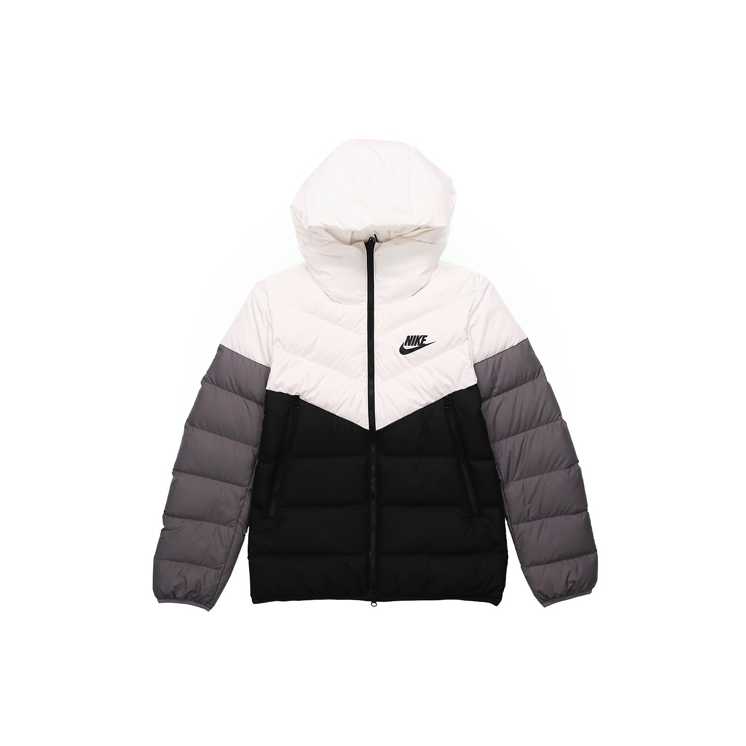 Мужская зимняя пуховая куртка Nike Черно-белая CU0226-100 S