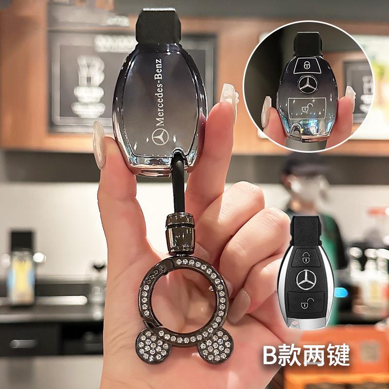 Soft TPU Car Key Case Cover Protector Shell for Mercedes Benz A B C E Class GLS GLA GLK GLC CLS CLA AMG W204 W205 W212 W463 W176 HO1