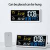High Precise Digital Wall Clock With Multiple Temperature Humidities Display Simple LCD Room Clock For Living Room