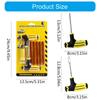 Auto Tire Repair Set Puncture Repair Tool Car Motorcycle Bike Heavy Duty Tubeless Tire Repair Kit Rivets Tool Set