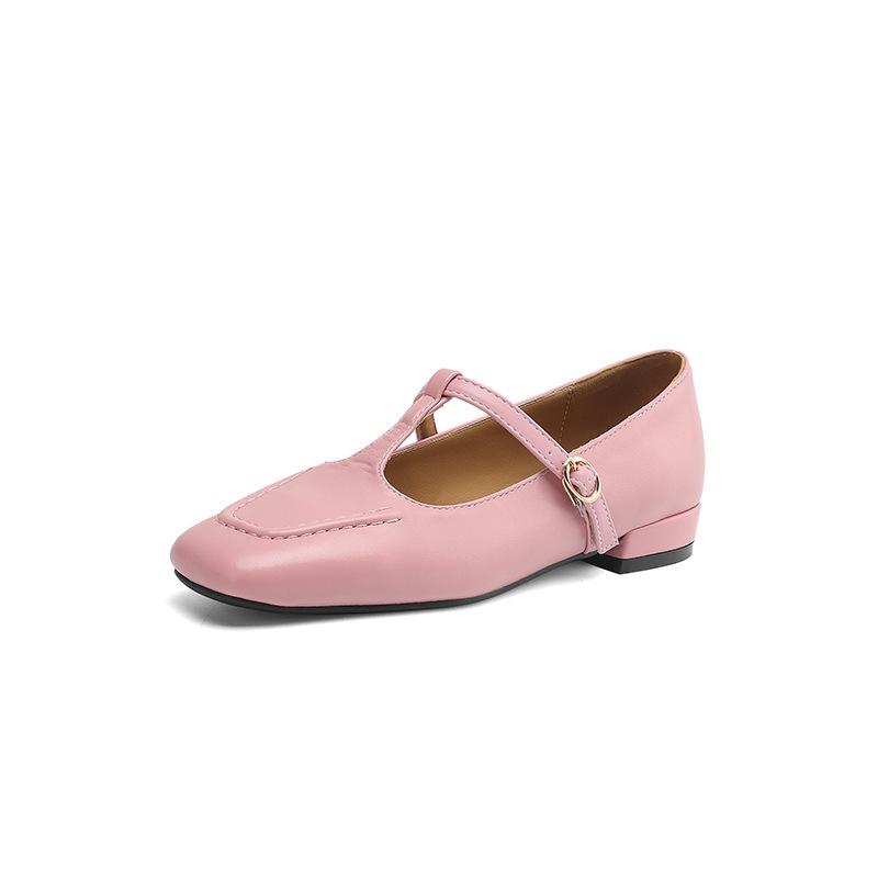 New Women's Fashion Single Shoes Four Seasons Wear One Pedal Flat-soled Single Shoes Casual New Large Size Shoes Shallow Mouth Women's Shoes