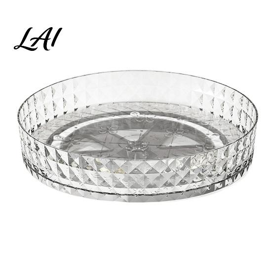 Plastic Spice Organizer 360 Degree Rotating Rack Lazy Susan Turntable Countertop for Cabinet Pantry Seasoning Bottle Holder Kitchen Storage Rack