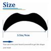 Multi-style Black Adhesive Fake Beard - Festival Party Costume Prop with Realistic Small Beard and Double-sided Tape