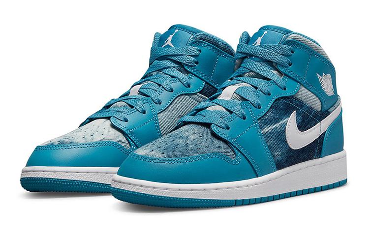 Jordan 1 Jeans lavato medio GS DM8951-400