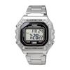 [Casio] CASIO Standard Digital Watch W-218HD-1AV Men's Cheap Casio Chipkashi Metal Band Silver Overseas Model [Parallel Import]