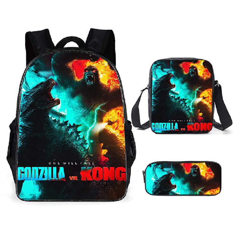 Shoulder Anime Cartoon Bag Pencil Case Kids School Pack For Daily Use