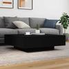 VidaXL Coffee Table Black 100x100x31 Cm Engineered Wood 836596
