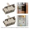2pcs Refrigerator Spare Parts Door Light Control Normally Closed Push Button Switch Household Replacement Parts