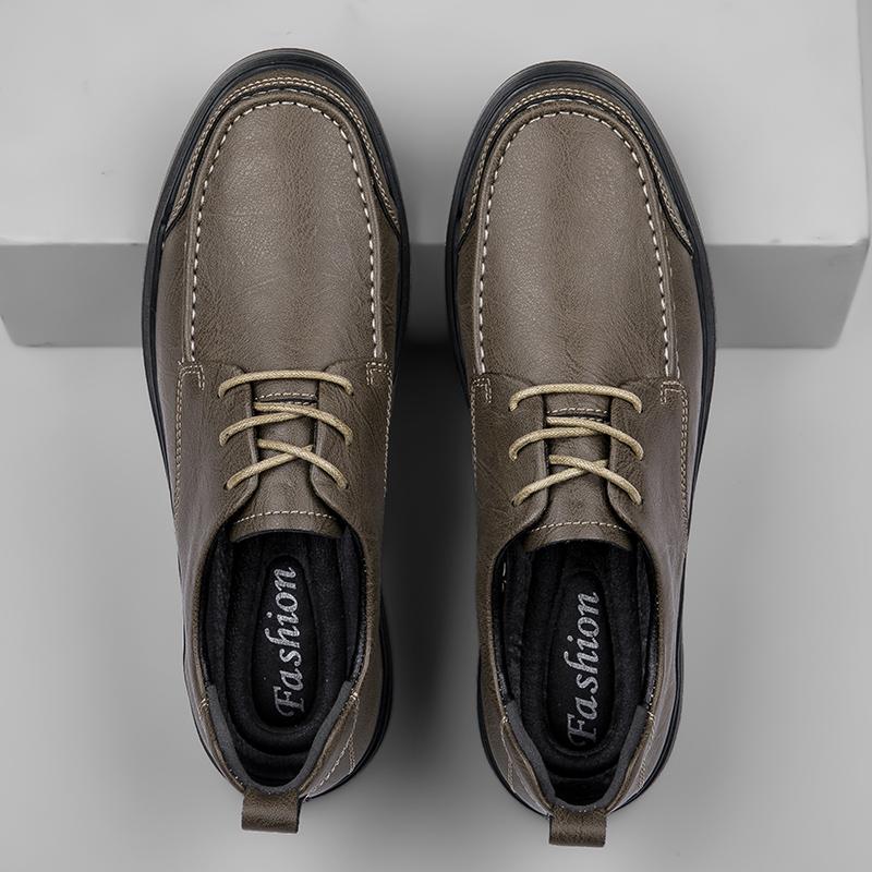 Fashion Quality Men Classic Leather Oxford Shoes Dress Shoes Summer Lace-Up Punching Leather Breathable Driving Wedding Men Casual Shoes
