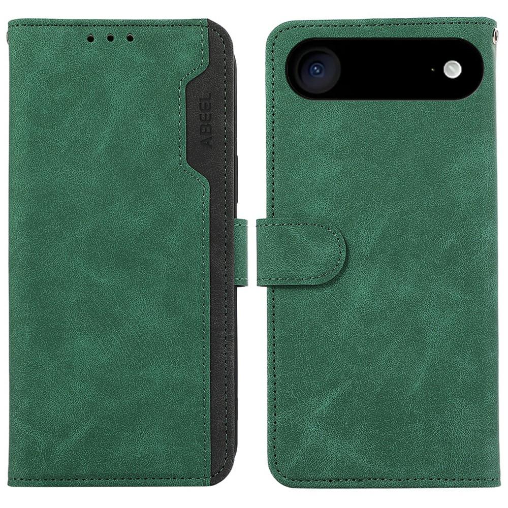 

ABEEL For iPhone Air Case Color Splicing Leather Flip Phone Cover RFID Blocking E