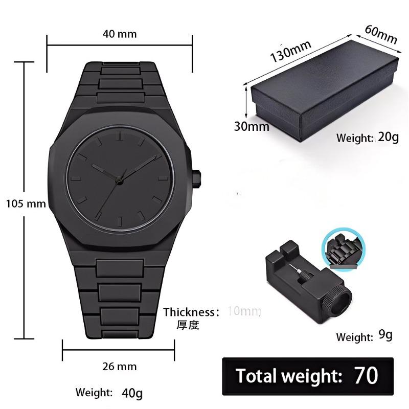 Men's Business Fashion Waterof Quartz with Men's Watch
