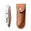 Stainless Steel Corkscrew Wine Key Beer Bottle Opener Foil Cutter Wood Handle Openers Waiters Wine Knife Corkscrews Sommelier