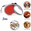 Retractable Dog Leash Long Pet Lead, 3M Nylon Tape Red