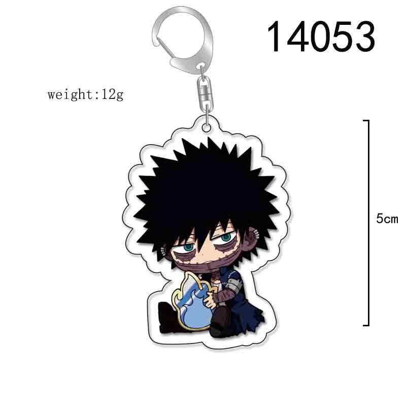 My Hero Academia Green Valley Bakugo ShingujiAll Might Rei Rikka New Cute Cartoon Pattern Decorative Pendant Acrylic Keychain