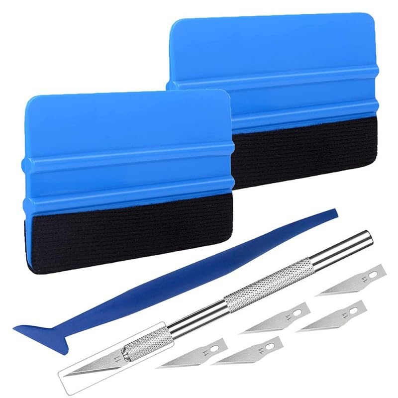 FineGood Car Wrapping Film Pasting Tool Kit 4 Piece Set