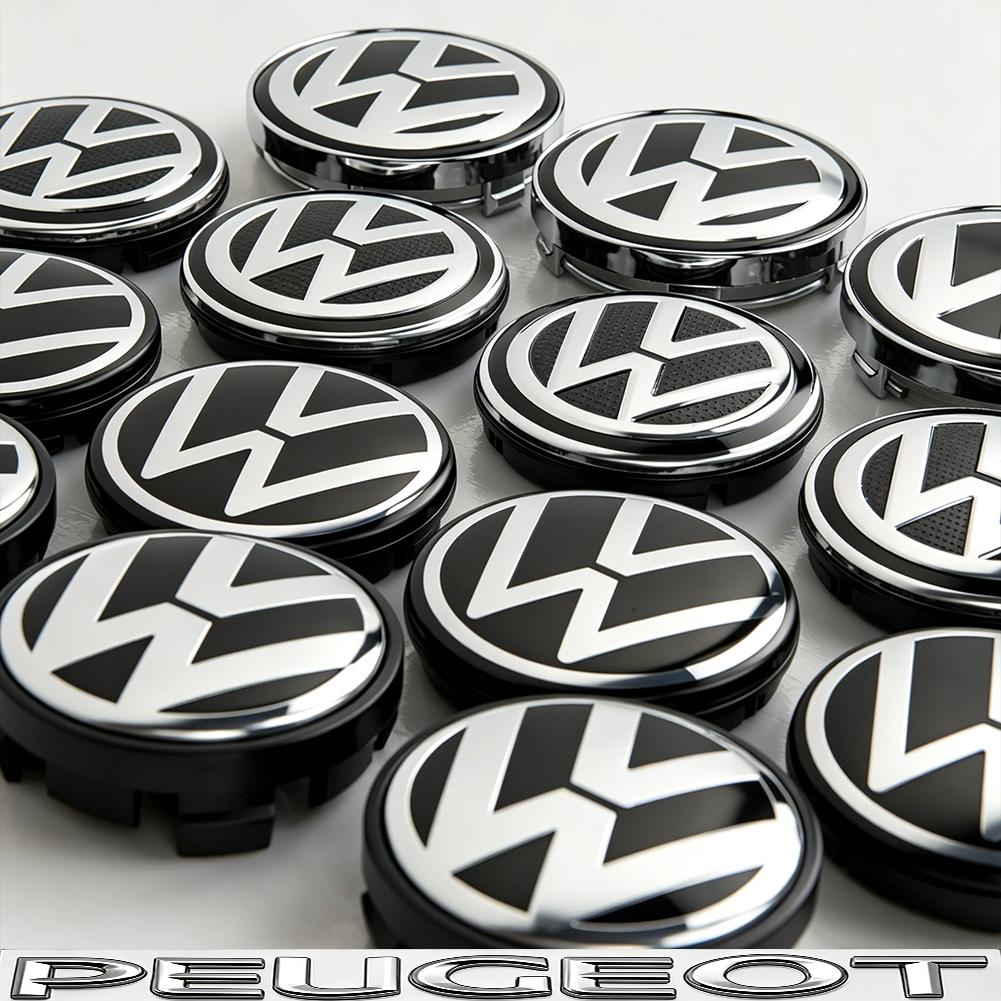 4pcs Wheel Center Hub Caps 56mm 65mm Wheel Cover For VW Golf Tiguan T-Roc Polo Passat ID.4 T-Cross ID.3 Taigo ID.7 Atlas Beetle