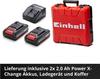 Ударный шуруповёрт Einhell TE-CD 18 Li-i BL(2x Akku 2 Ah) 4513861