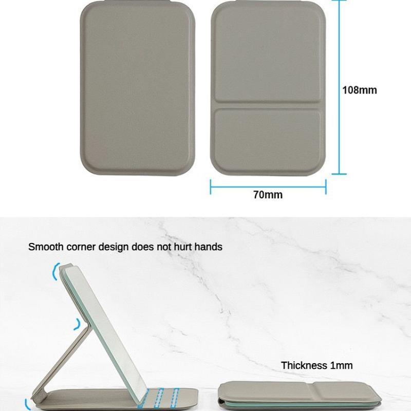 Jednoduché Ins Kosmetické zrcadlo Skládací Přenosné PU Kůže Malé zrcadlo Stolní studentská ubytovna Snese toaletní zrcátko