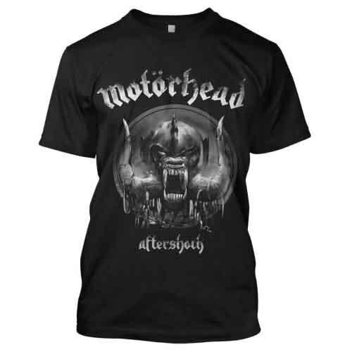 Motörhead Aftershock T-Shirt Black New Unisex T-Shirt S