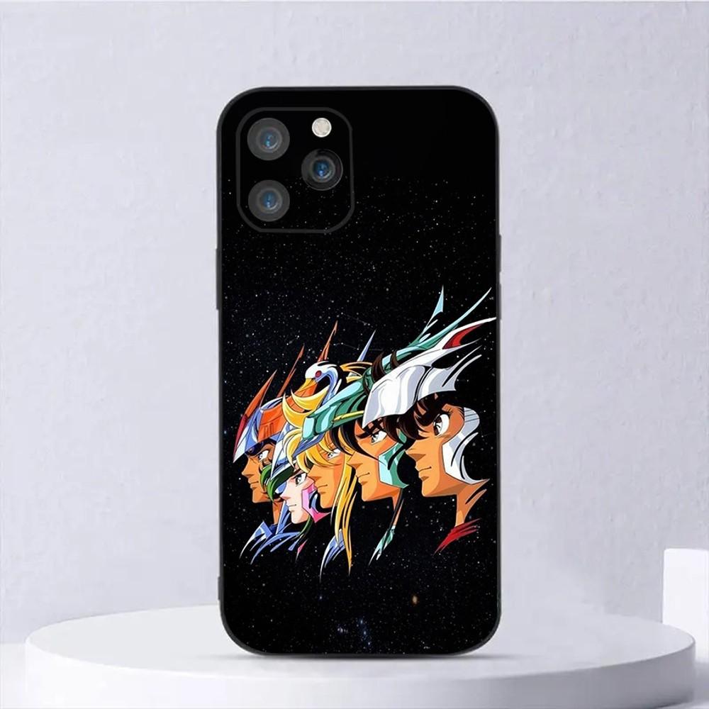 Saint Seiya Virgo Shaka Phone Case For iPhone 16,15,14,13,12,11,Plus,Pro Max,XS,X,XR,SE,Mini,8,7 Soft Silicone Black Cover