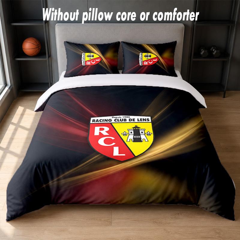 Lens FC Design Bed Bedding Set 1 Duvet Cover + 2 Pillowcases Soft Breathable Household Bed Linens