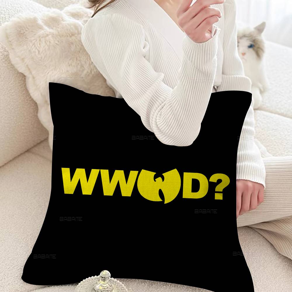 WU-TANG-CLAN HIP-HOP Pillow Gift Home Office Decoration Bedroom Sofa Car Cushion Cover case 45x45