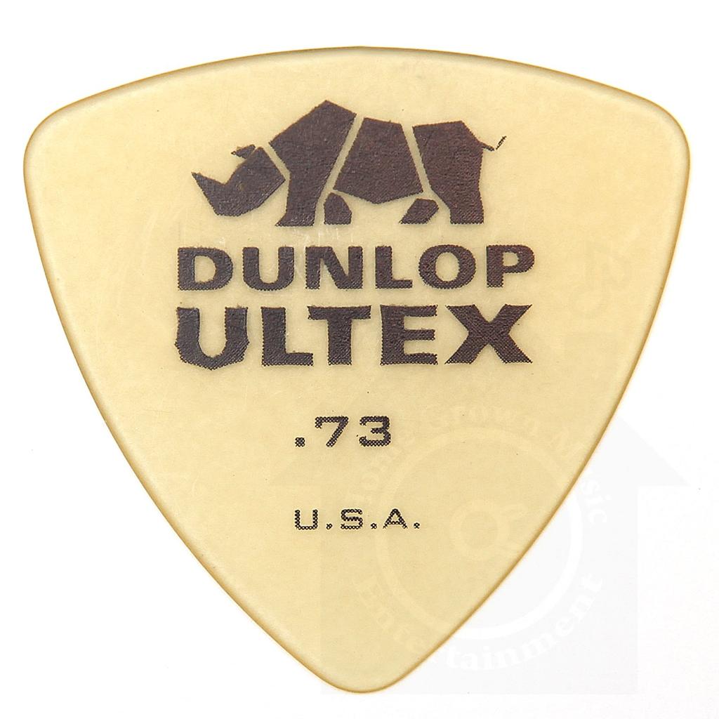 Jim Dunlop Ultex Triangle Picks (36-Pack) with 0.73mm Ultex Triangle Picks and Musent Custom Players Picks | 426B073-ULT-36P
